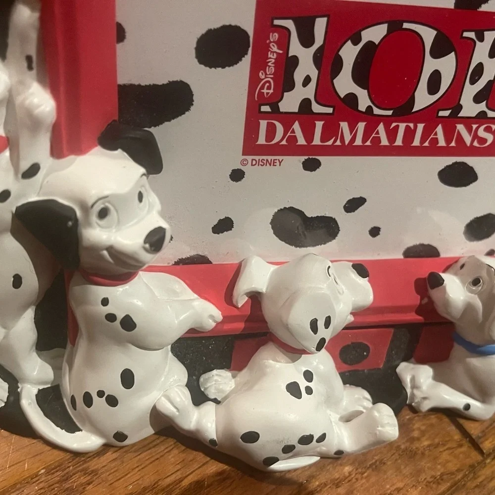 Disney 101 Dalmatians Red and Black Picture Frame - Vintage - 3D